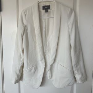 🤍🤍🤍H&M size 4 white blazer 🤍🤍🤍🤍